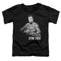 Star Trek Kirk Words Toddler T-Shirt
