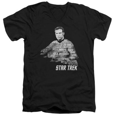 Star Trek Kirk Words V-Neck T-Shirt