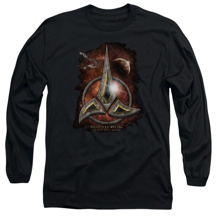 Star Trek Klingon Crest Long Sleeve Shirt