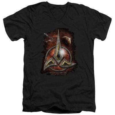 Star Trek Klingon Crest V-Neck T-Shirt