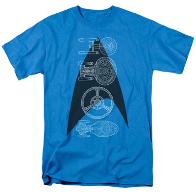 Star Trek Line of Ships T-Shirt