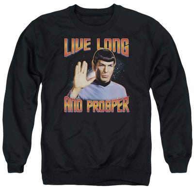 Star Trek Live Long and Prosper Spock Sweatshirt