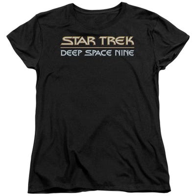 Star Trek Logo - Deep Space Nine Womens T-Shirt