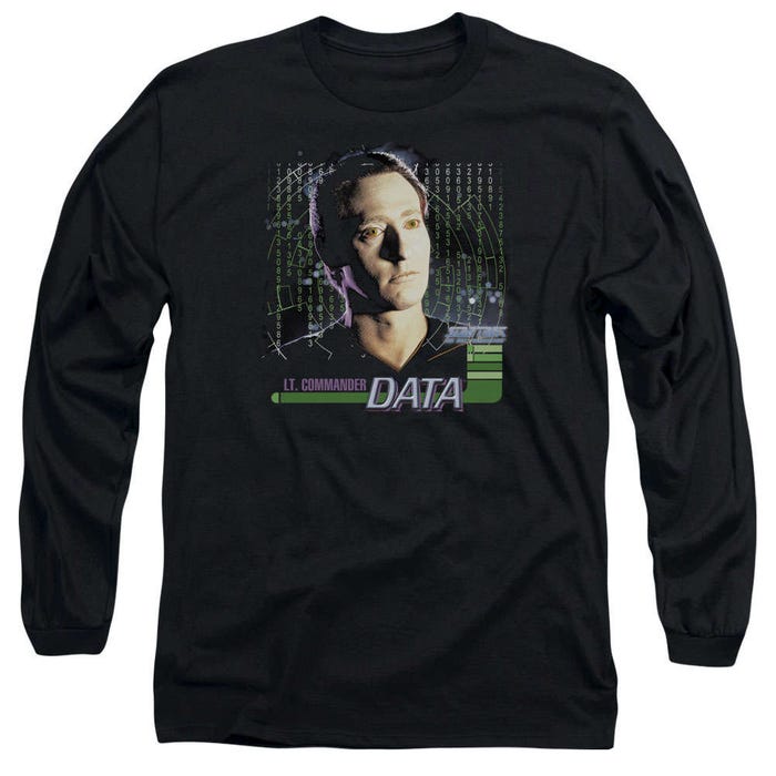 Star Trek Lt. Commander Data Long Sleeve Shirt