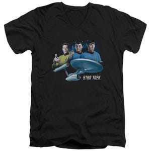 Star Trek Main Three V-Neck T-Shirt