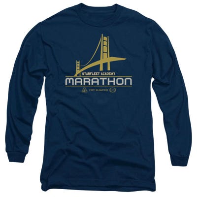 Star Trek Marathon Logo Long Sleeve Shirt