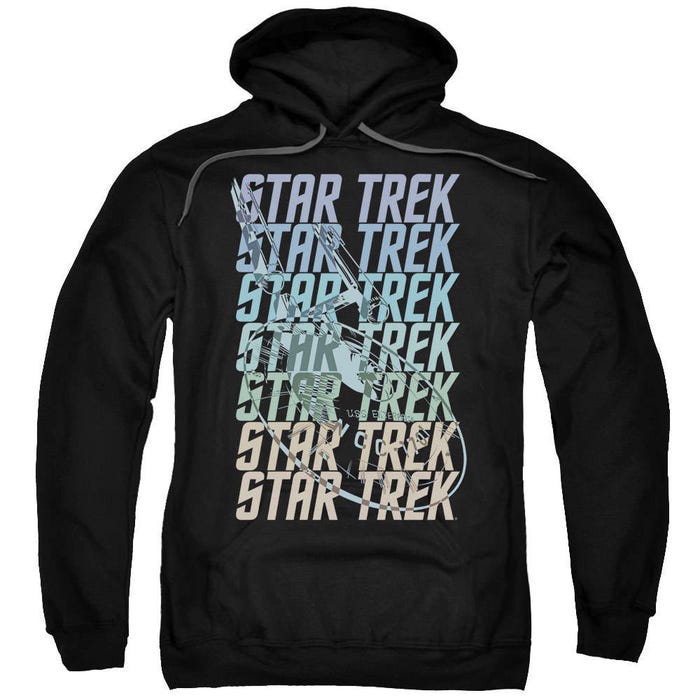 Star Trek Multi Color Enterprise Logo Hoodie