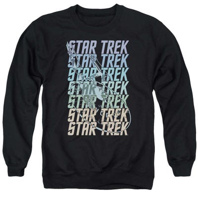 Star Trek Multi Color Enterprise Logo Sweatshirt