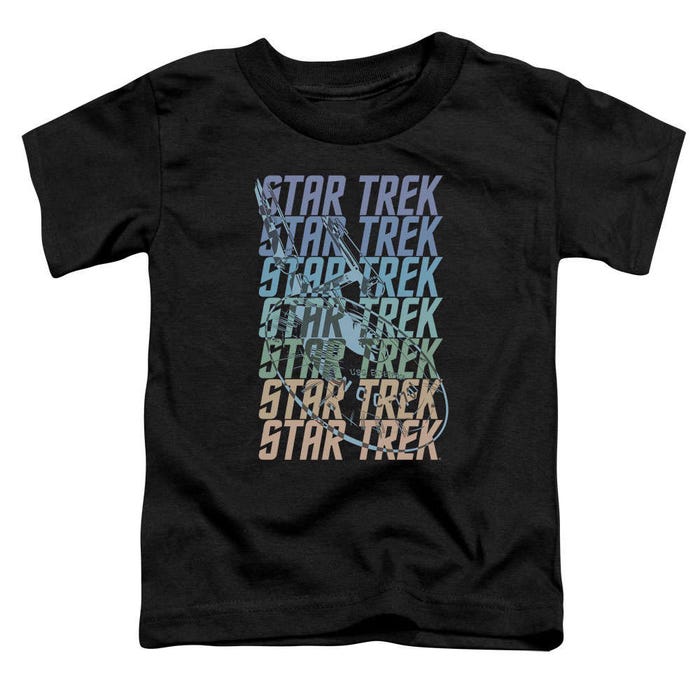 Star Trek Multi Color Enterprise Logo Toddler T-Shirt