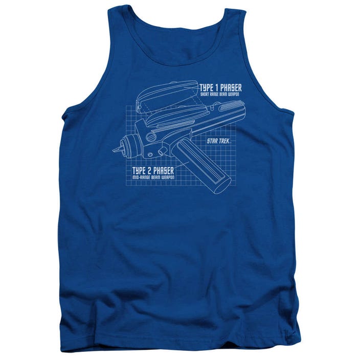 Star Trek Phaser Plans Tank Top