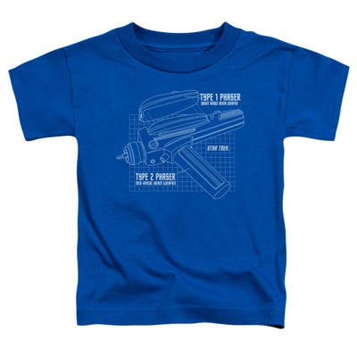 Star Trek Phaser Plans Toddler T-Shirt