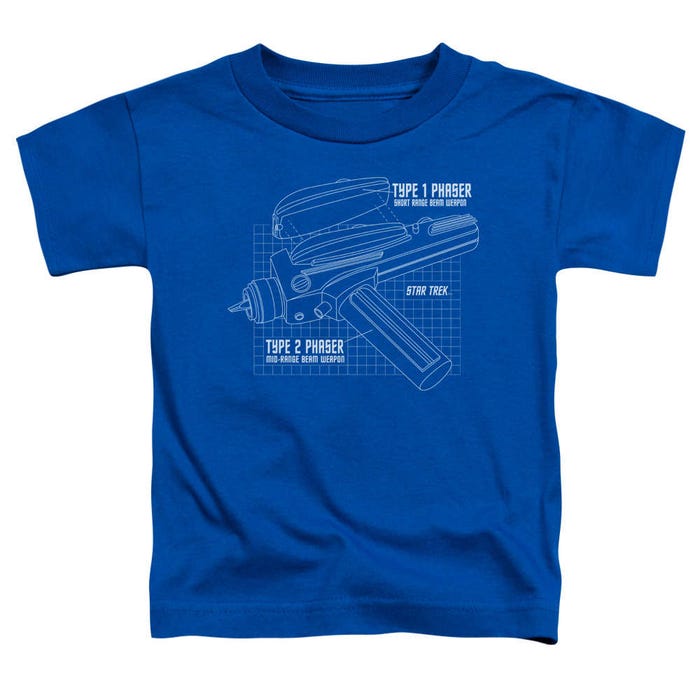 Star Trek Phaser Plans Toddler T-Shirt