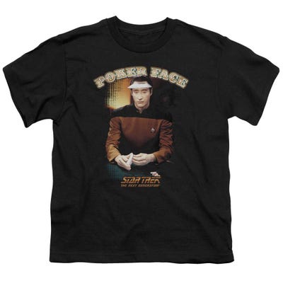 Star Trek Poker Face Kids T-Shirt