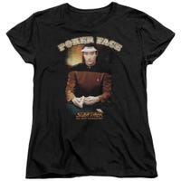 Star Trek Poker Face Womens T-Shirt