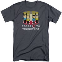 Star Trek Press A To Transport Tall T-Shirt