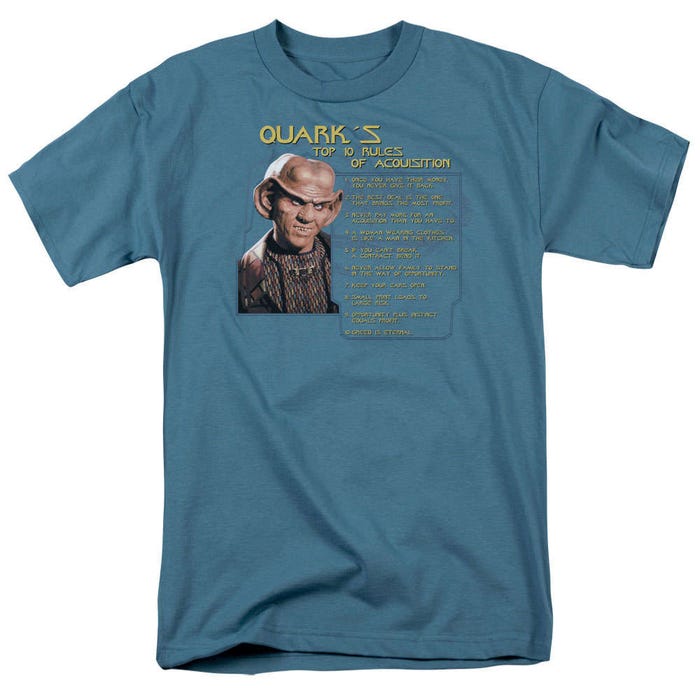 Star Trek Quark's Rules T-Shirt