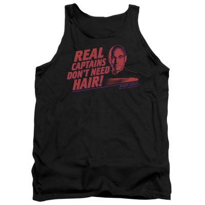 Star Trek Real Captains Don't Need Hair Tank Top