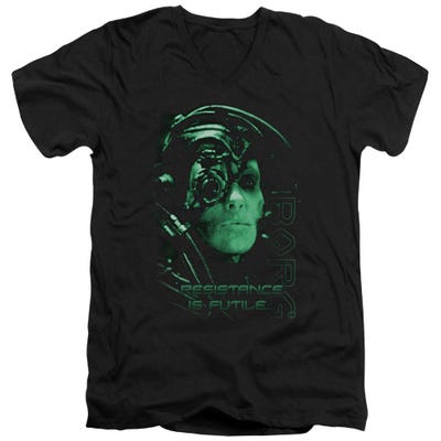 Star Trek Resistance Is Futile V-Neck T-Shirt