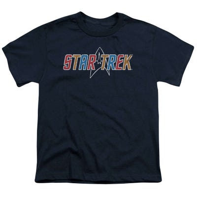 Star Trek Retro Colored Logo Kids T-Shirt