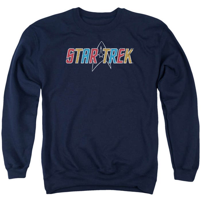 Star Trek Retro Colored Logo Sweatshirt