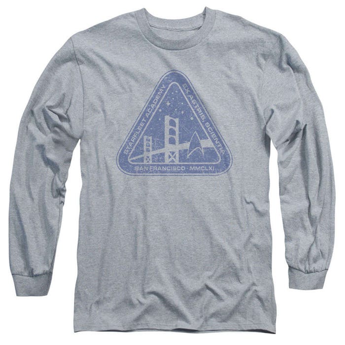 Star Trek Retro Logo  Long Sleeve Shirt