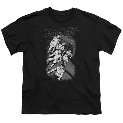 Star Trek Retro Tilted Bridge Kids T-Shirt