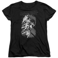 Star Trek Retro Tilted Bridge Womens T-Shirt