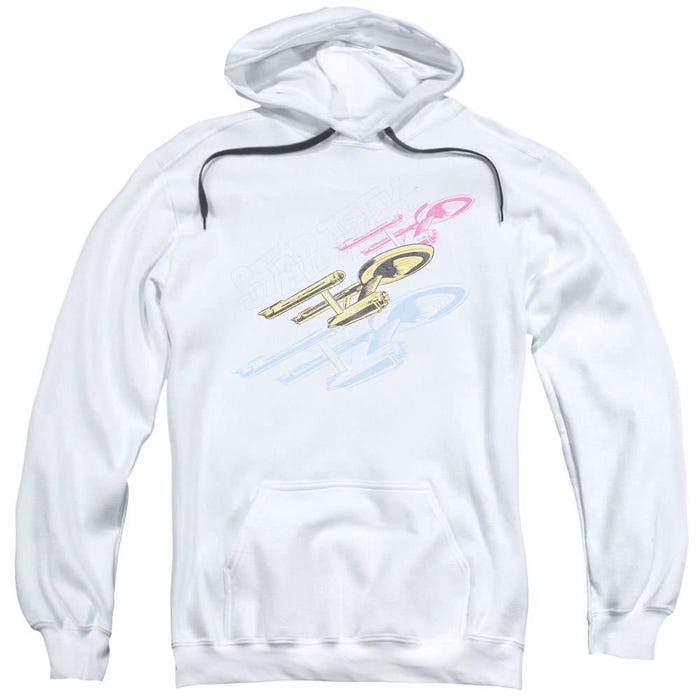 Star Trek Retro tri Enterprise Hoodie