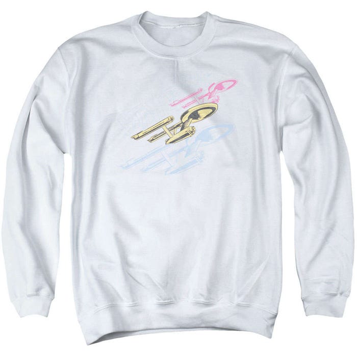 Star Trek Retro tri Enterprise Sweatshirt