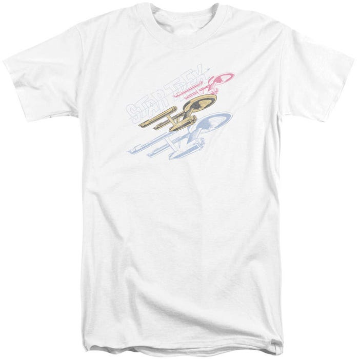 Star Trek Retro tri Enterprise Tall T-Shirt