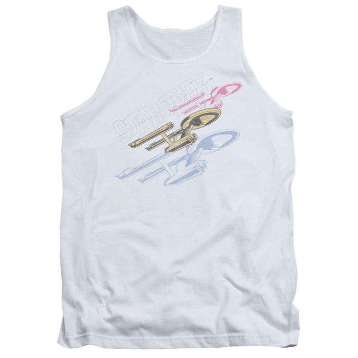 Star Trek Retro tri Enterprise Tank Top