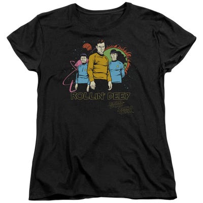 Star Trek Rollin Deep Womens T-Shirt