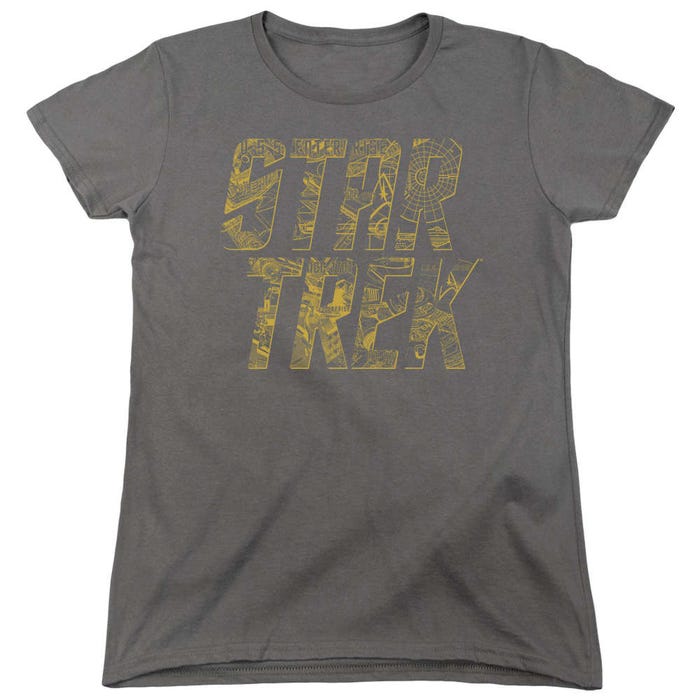 Star Trek Schematic Logo Womens T-Shirt