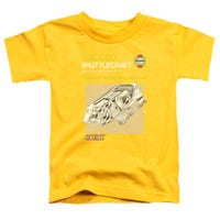Star Trek Shuttle Manual Toddler T-Shirt