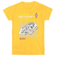 Star Trek Shuttle Manual Womens T-Shirt