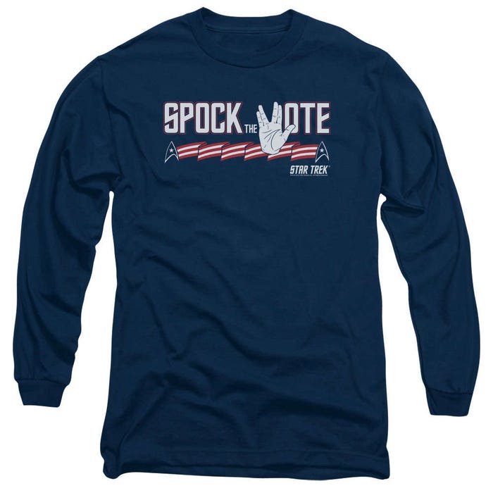 Star Trek Spock The Vote Long Sleeve Shirt