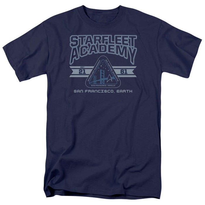 Star Trek Starfleet Academy Earth T-Shirt
