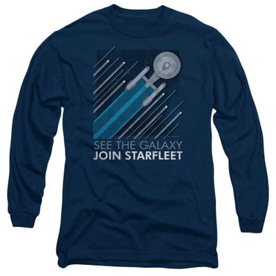 Star Trek Starfleet Recruitment Poster Long Sleeve Shirt