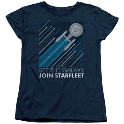 Star Trek Starfleet Recruitment Poster Womens T-Shirt
