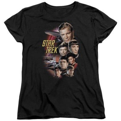 Star Trek The Classic Crew Womens T-Shirt