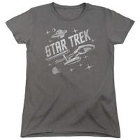 Star Trek Through Space Womens T-Shirt