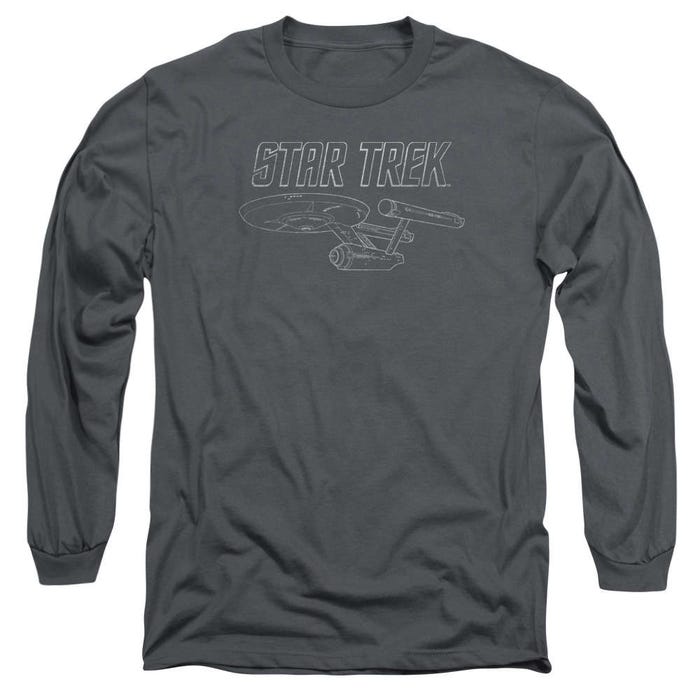 Star Trek TOS Enterprise Long Sleeve Shirt