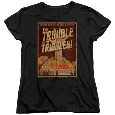 Star Trek Tribbles The Movie Womens T-Shirt