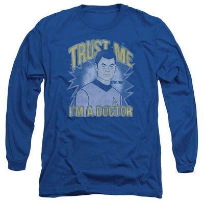 Star Trek Trust Me I'm A doctor Long Sleeve Shirt