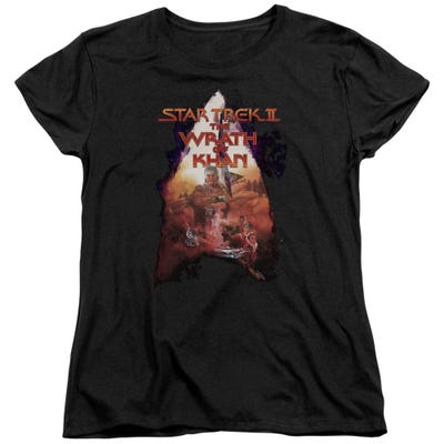Star Trek Twok Poster Womens T-Shirt