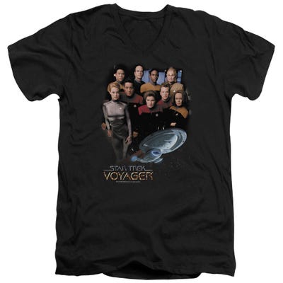 Star Trek Voyager Crew V-Neck T-Shirt