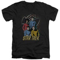 Star Trek Warp Factor 4 V-Neck T-Shirt