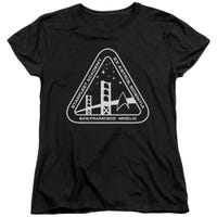 Star Trek White Academy Logo Womens T-Shirt