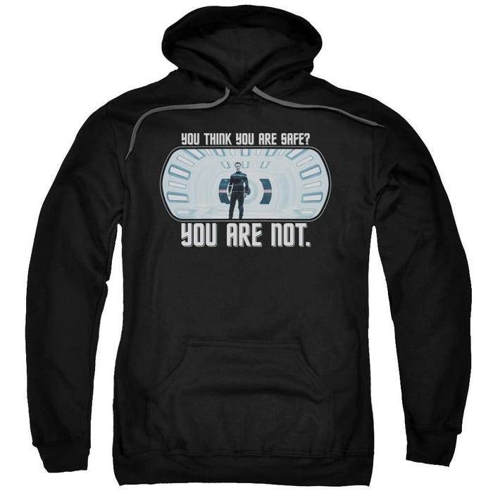 Star Trek Your Not Safe Hoodie