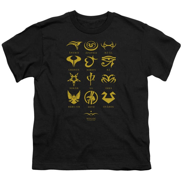 Stargate SG1 Goa'uld Characters Kids T-Shirt